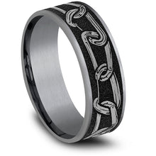 Load image into Gallery viewer, Brook &amp; Branch &quot;The Carabiner&quot; Tantalum &amp; Titanium Wedding Band
