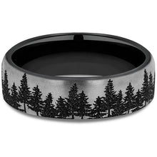Load image into Gallery viewer, Brook &amp; Branch &quot;The Evergreen&quot; Titanium Wedding Band
