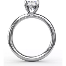 Load image into Gallery viewer, Fana 14K White Gold Classic Diamond Engagement Solitaire Ring
