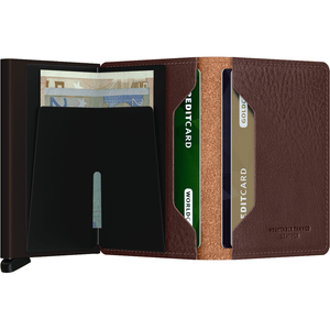 Secrid Slimwallet Veg Espresso-Brown Wallet